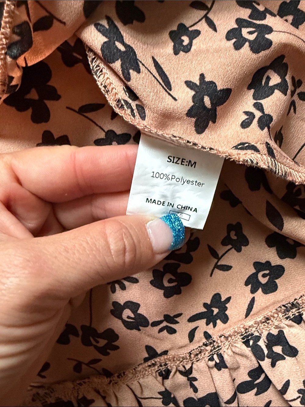 Floral Ruffle Wrap Dress - Picture 5 of 5